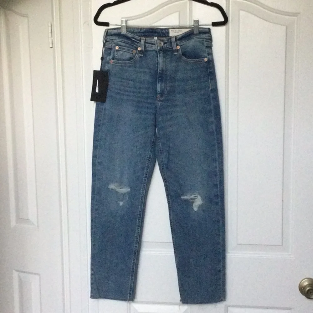 Rag & Bone Nina High Rise Cigarette Leg jeans. Size 28. NWT - Picture 3 of 10